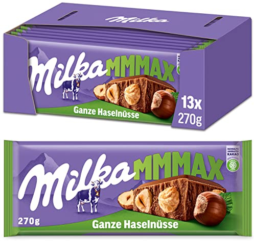 Milka Schokolade Ganze Haselnuss, 13er Pack (13 x 274 g)