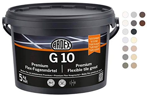 Ardex G10 - Mortero flexible para juntas (5 kg), color gris
