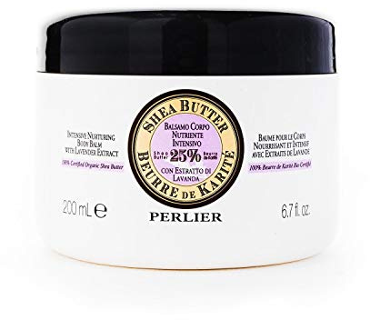 Perlier Shea Butter with Lavender Nurturing Body Balm, 6.7 fl. oz.