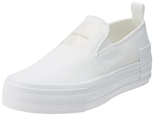 Calvin Klein Bold Vulc FLATF Slipon WN, White, 6