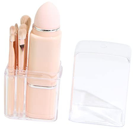 TOVINANNA Full Makeup Brush Set 8-in-1 Blusher Brush Set Portable Makeup Kit for Women Girls Ladies High-grade Fiber Bristles