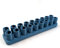 Stiftehalter für Kinder - kompatibel mit Stabilo Woody - 18 Fächer - Pastellblau (gerade)
