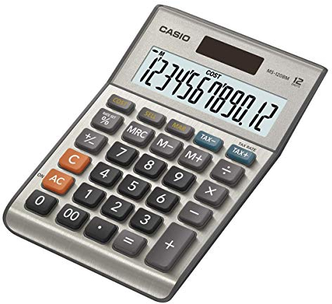 Best Price Square Calculator, 12 Digit, Desk MS-120BM by CASIO