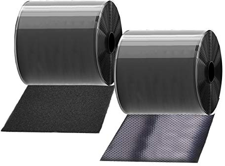 TEUVO Klettband Selbstklebend, 11CM Breit und 2M Lang Schwerlast Klettverschluss für Befestigungs-, Montage- und Fügeanwendungen zu Hause und Arbeitsplatz