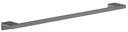 hansgrohe AddStoris Toallero de baño, cromo negro cepillado, 41747340