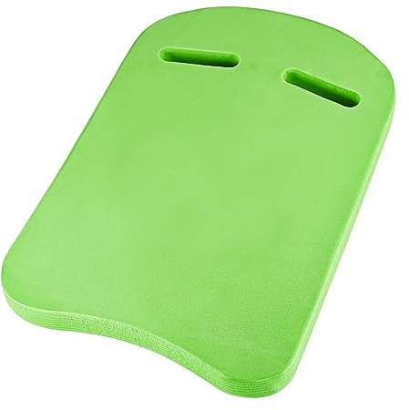 Dhouse Swimming Kickboard Swim Training Aids Two Grip Fitness Pool Swimming Float Swim Sports Training Equipment EVA Foam Training Board for Improve Body Position and Balance in the Water (Green)