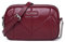 David Jones - Dämen Kleine Umhängetasche - Frau Mini Handtasche PU Leder - Handy Tasche Multi Taschen Reißverschluss - Kette Crossbody Bag Viele Fächer - Abendtasche Clutch Party Elegant Bordeaux Rot