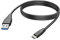 Hama USB-Ladekabel USB 2.0 USB-A Stecker, USB-C® Stecker 3.00m Schwarz 00201597