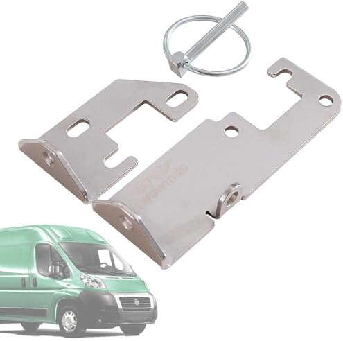 Twowinds - Anti-Theft Locking, Security Lock with Plug H1 H2 Roof Rear Gate Ducato Jumper Boxer X250 X290 (from 2006 Onwards) - Grey