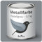Berico Metallfarbe - Pastellgrau - 0,7 Kg - 4in1 Premium Metallschutzlack - Direkt auf Rost - Für Stahl, Zink, Aluminium, Kupfer und Eisen