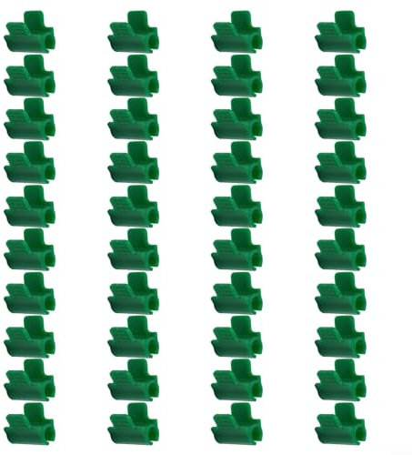 Lot de 40 clips en plastique pour filet de jardin et serre 13 mm