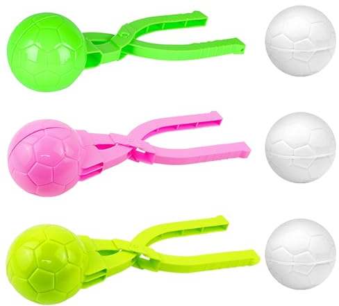 Doukesh Fabricante de Bolas de Nieve,Clip de Bola de Nieve,Juguetes para Hacer Bolas de Nieve,Herramientas de Bola de Nieve,Molde para Bolas de Nieve,Juguetes para Niños,Regalos para Niños,A