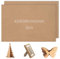 Tablero de madera MDF de 2 mm de grosor, 2 piezas de 42 x 30 cm, hojas de aglomerado para arte, tablero de pintura, tablero de fibra de densidad media, bloques de dibujo para grabado láser,