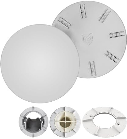 Tapa para desagüe de ducha, Ø 120 mm, compatible con el antiguo juego de desagüe Viega Tempoplex y Roca, sustituye al modelo A503881000, 6956.0, 192730