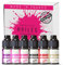 Coffret de 6 huiles essentielles parfumées : Popcorn, Bubble Gum, Cookie, Barbe à Papa, Violette, Vanille – 10 ml pour diffusion,Bain aromatique,bougie -Green-Storm
