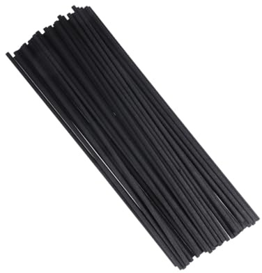 FONDOTIN 50 Piezas Varillas Rattan Difusoras Aromáticas Negras Sticks para Aceites Esenciales Ambientador Hogar con Fragancia Natural Difusión Prolongada
