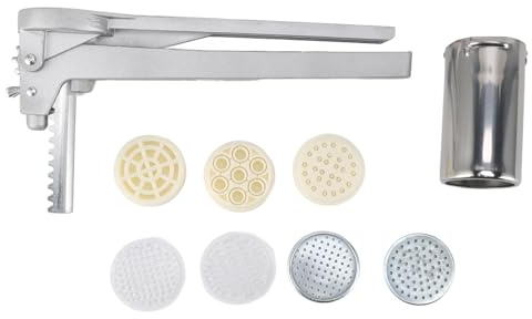 Stendipasta in Acciaio Inossidabile, Macchina per Pasta Manuale Compatta e Versatile, Facile da Usare e Pulire - Tira Sfoglia, Pasta Fresca, Perfetta per Casa e