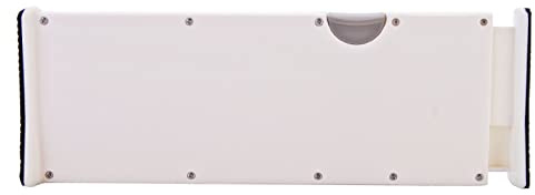 Diviseurs d'organisation de tiroirs pour salle de bain, cuisine, chambre à coucher, solution de rangement polyvalente, en plastique robuste, modulable, extensible (blanc, taille unique)