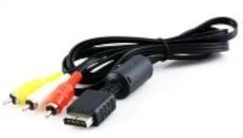 AV Cinch Composite Kabel für Sony Play Station PS2 PS3 Slim