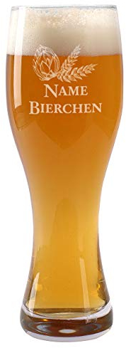 Leonardo Weizenglas Taverna 0,5 l - Bierchen - mit Gratis Gravur des Namens