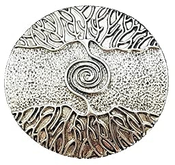 lordies Broche magnético bufanda clip ropa poncho bolsillos botas joyería textil árbol de la vida plata, Metal