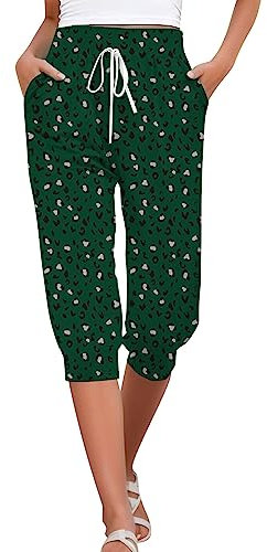 Italienische Leinenhosen Damen Leichte Sommerhose Damen Snowboard Protektoren Hose Damen Damen bedruckte Taschen, übergroße, modische, elastische Sporthose. Modische bedruckte Sporthose Damen