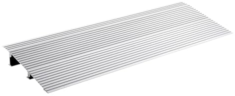 VEVOR Rampa per Soglia di Porta Capacità Carico max. 362,8 kg, Rampa per Porta d'Ingresso Sedie a Rotelle, Rampa per Soglia Modulare Regolabile, Rampa per Soglia in Lega di Alluminio Altezza 5,1 cm