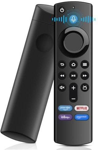 Ersatz-Sprachfernbedienung (3rd Gen),Ersatz Fernbedienung mit Sprachfunktion Passend für Smart TVs Stick 2nd Gen & 3rd Gen,Passend für Smart TV Cube 1st & 2nd Gen,für Smart TV 3rd Gen(Pendant Design)