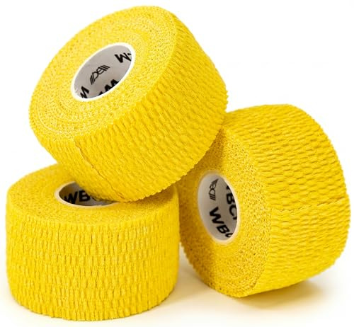 WARM BODY COLD MIND Lifting Thumb Tape pour haltérophilie | 3,8 cm x 6,3 m | Ruban Hook Grip pour salle de sport, powerlifting, soulevé de terre, musculation, enroulement athlétique doigt
