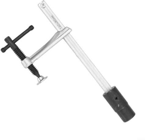 URPIZY Abrazadera de acero para soldadura y carpintería, con acero forjado, mordazas de protección, abrazadera de taller (20 mm)