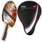 Butterfly® Timo Boll Bronze Tischtennisschläger | Tischtennis Racket Bat TT Hobbyschläger für ambitionierte Freizeitspieler | ITTF zertifizierter Addoy Belag | konkave Griffform | Holzfarbig