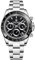 Pagani Design Herren Keramik Lünette Edelstahl Armband Chronograph Wasserdicht 100 m Saphirglas Herrenuhr(Schwarz G)