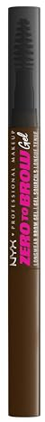 NYX Professional Makeup Longwear Vegan Tinted Liquid Eyebrow Gel, Natural Look Brow Mascara, Up to 2 Day Wear, Transfer-, Fade- and Smudge-Resistant, Zero to Brow, Shade: 06 Chocolate
