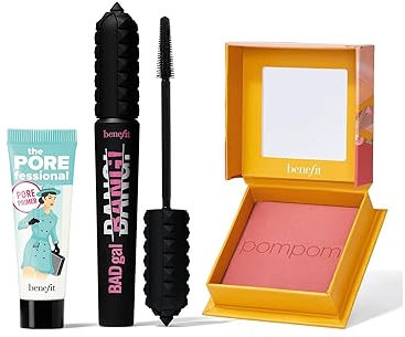 Benefit BADgal Season Make-up Set - Full-size BADgal mascara & blush plus mini POREfessional primer (Collection worth £67)