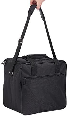 Tragbare Bowlingtasche für 1 Ball, Bowling Einzeltasche mit Schultergurt, Oxford Bowlingball Tasche, Taschen für eine Bowlingkugel, zur Aufbewahrung von Ball, Schuhe, Handtücher, Wasserflaschen