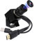 G 4K HDMI USB Camera with Manual Zoom and Variable Focus - PC Webcam, Mini Lightburn Camera for Computer, H.264 Telescopic Surveillance Camera 8MP (2.8-12 mm 4x Zoom Lens)
