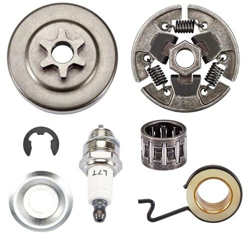 CarBole Kopplingstrumma, kedjehjul, set 3/8 tum, kompatibel med STIHL
