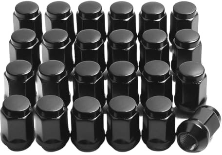 Bulloni cerchioni Compatibile con Toyota per Land per Cruiser per Prado M12x1.5 dadi ruota per auto bussola per dadi ruota neri dadi ruota per auto in acciaio nero