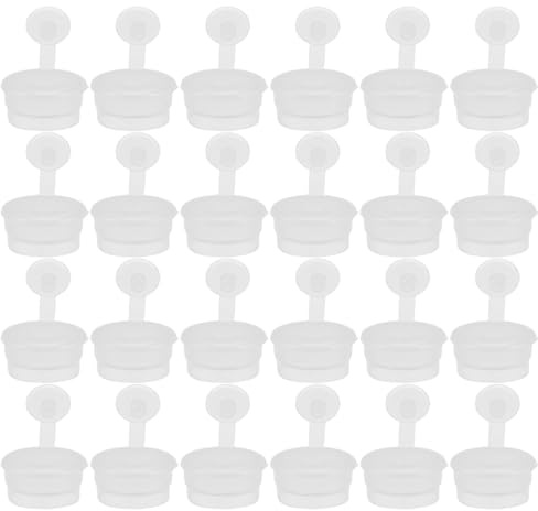 MUSISALY 100 St Flaskpropp Innerplugg För Lotion Innerplugg Plast Resepropp För Flaska Kosmetika Lock Plast Läckagesäkert Lock Lotionpropp Genomskinlig