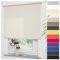 Liedeco® Rollo, Spring-, Schnapprollo / 62 x 180 cm (Breite x Höhe), Cream/lichtdurchlässig, Blickdicht/viele Farben, Größen und Typen/Breiten 60-200 cm/Variable Montage möglich