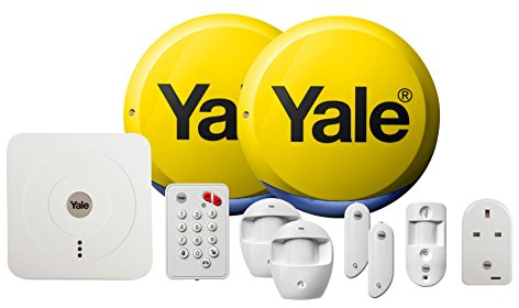 Yale SR-340 Smart Living Home Alarm, View & Control Kit, White, Part Arming Function, App Control, Remote Viewing and Control