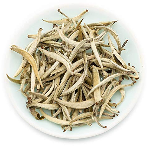 Oriarm 250g / 8.82oz Yunnan Silver Needle Tea - Baihao Yinzhen Thé Blanc Chinois - Silver Tips Imperial Tea Loose Leaf - Caffeine Level Low