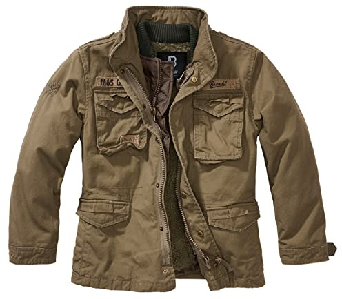 Brandit Kids M65 Classic Jacket, Color: olive, Size: 122/128