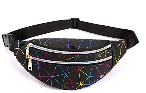 Bumbags,Bauchtasche Herren,Gürteltasche Damen,Hüfttasche Schwarz,Wasserdicht Laufgürtel,Handytasche Sport Gürteltaschen (Schwarz)