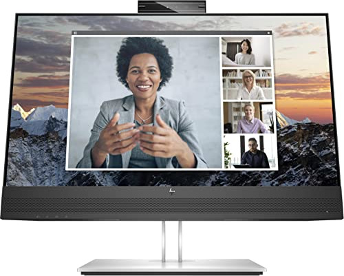 HP E Series E24m G4 23.8 inch 1920 x 1080 Full HD IPS LCD Flat Monitor Black Silver - 40Z32E9#ABU