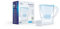 Aqualogis Harmony 2.6L Fridge Water Filter Jug for Reduction of Microplastics, Scale, Chlorine, Taste and Odor, BPA Free, (Replacement Filter Model: Pure+) (Light Blue)