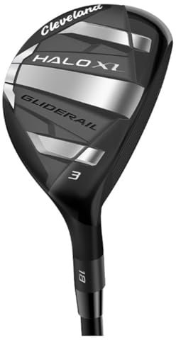 Cleveland Golf Damen Launcher Halo XL Hyb Golfschläger, Schwarz