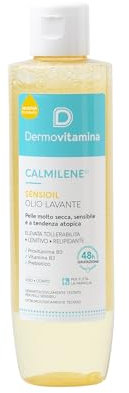 Dermovitamina Sensioil 200ml - Olio Doccia Delicato - Olio Lavante Pelli Sensibili - Alta Tollerabilità - Azione Struccante e Lenitiva - Morbidezza della Pelle - Per Tutta la Famiglia
