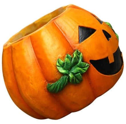 GARVALON Barattolo Decorazione Per Halloween Sorridente Per e Snack Accessorio Per e