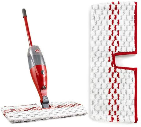 Rosfix Mikrofaser Wischbezug – als hochwertiger Ersatz für Vileda 1-2 Spray Max | 41x16 cm | Mikrofaser & Faser-Mix | Wiederverwendbar & Waschmaschinenfest | Bodenreinigung